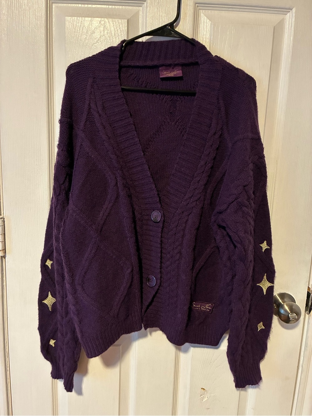 Taylor Swift Speak Now Taylor's Version Cardigan Purple Sweater xs/s